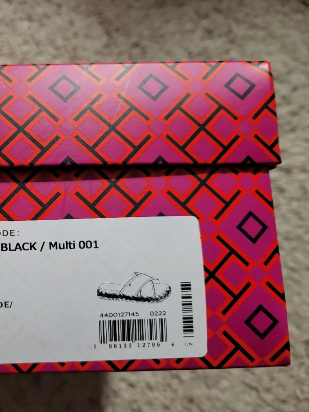 NIB Tory Burch Crisscross Espadrille Slide - 9